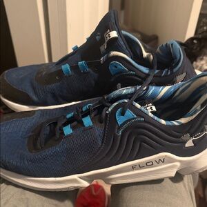 Under Armour Flow Men's Navy and Light Blue Athletic Shoes